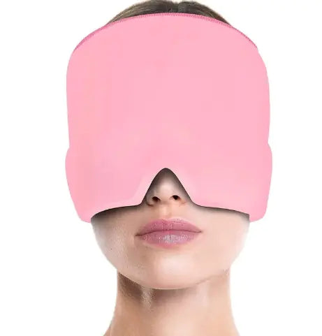 Ice Compress Headache Eye Mask Hat