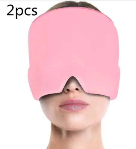 Ice Compress Headache Eye Mask Hat