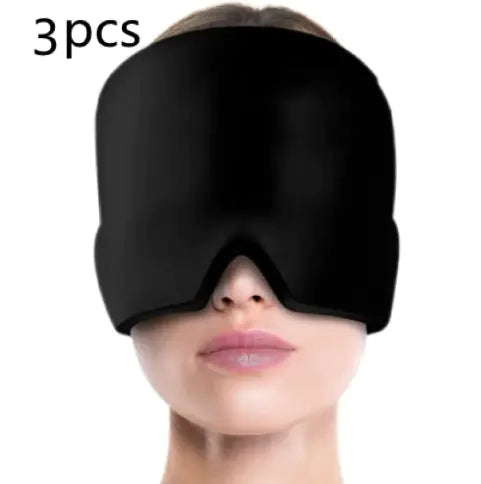 Ice Compress Headache Eye Mask Hat