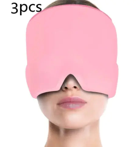 Ice Compress Headache Eye Mask Hat