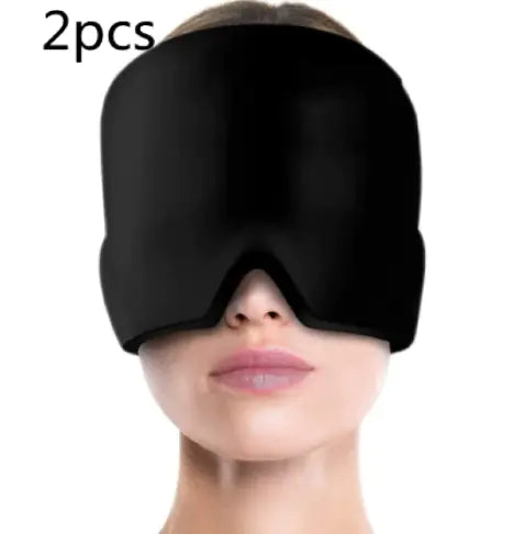 Ice Compress Headache Eye Mask Hat