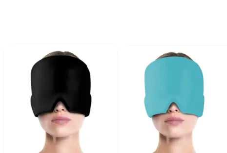 Ice Compress Headache Eye Mask Hat