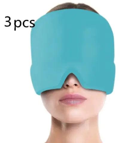 Ice Compress Headache Eye Mask Hat